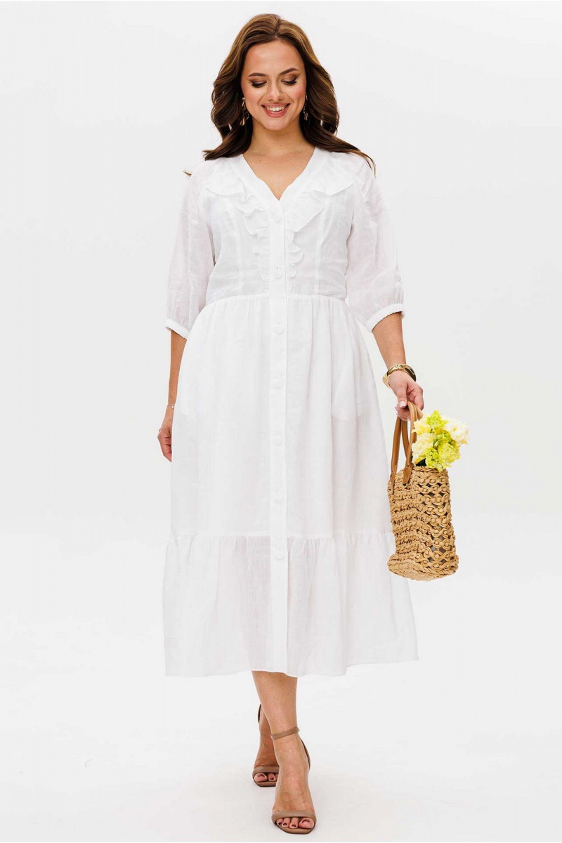 Платья Mislana 11100 белый