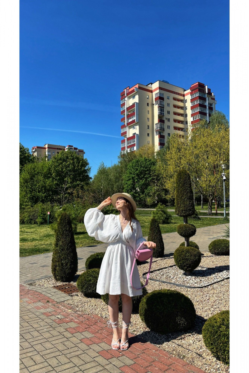 Платья ALIN 3003 белый