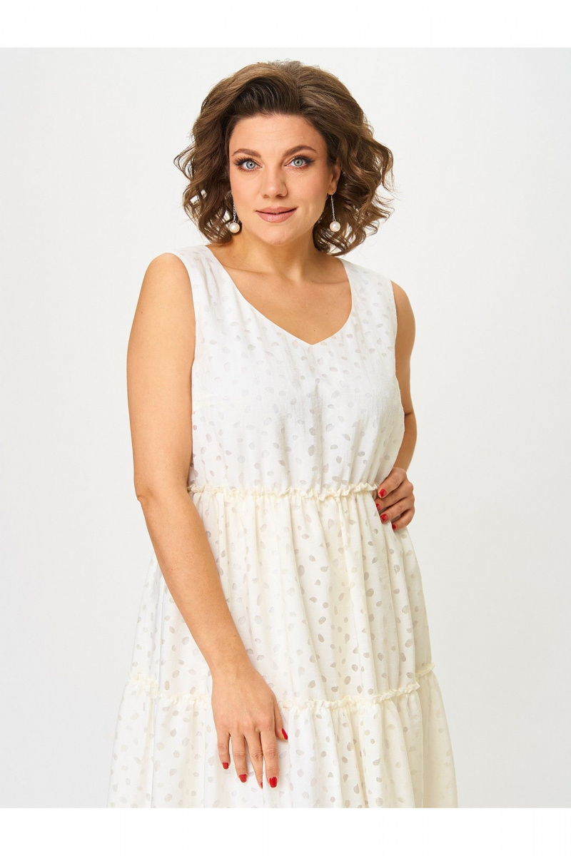 Платья Zlata 4456 молочный
