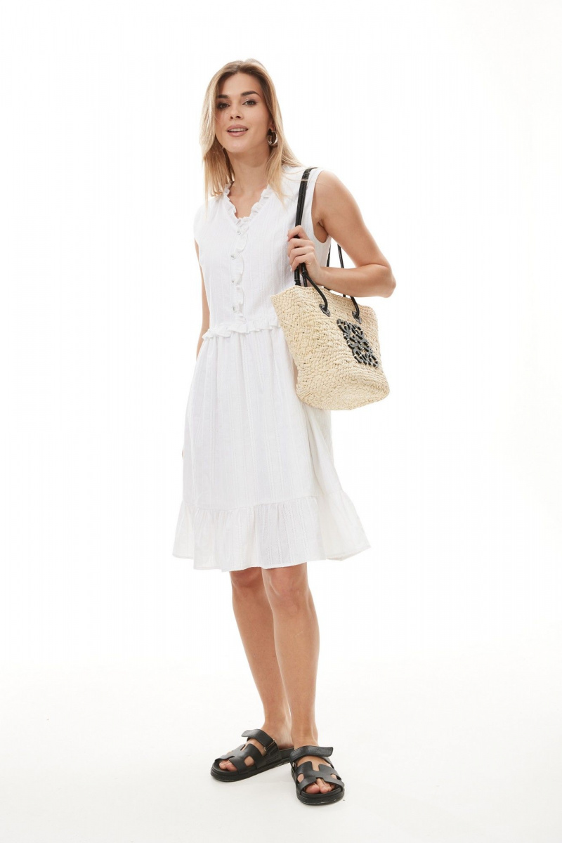 Платья NiV NiV fashion 410 белый