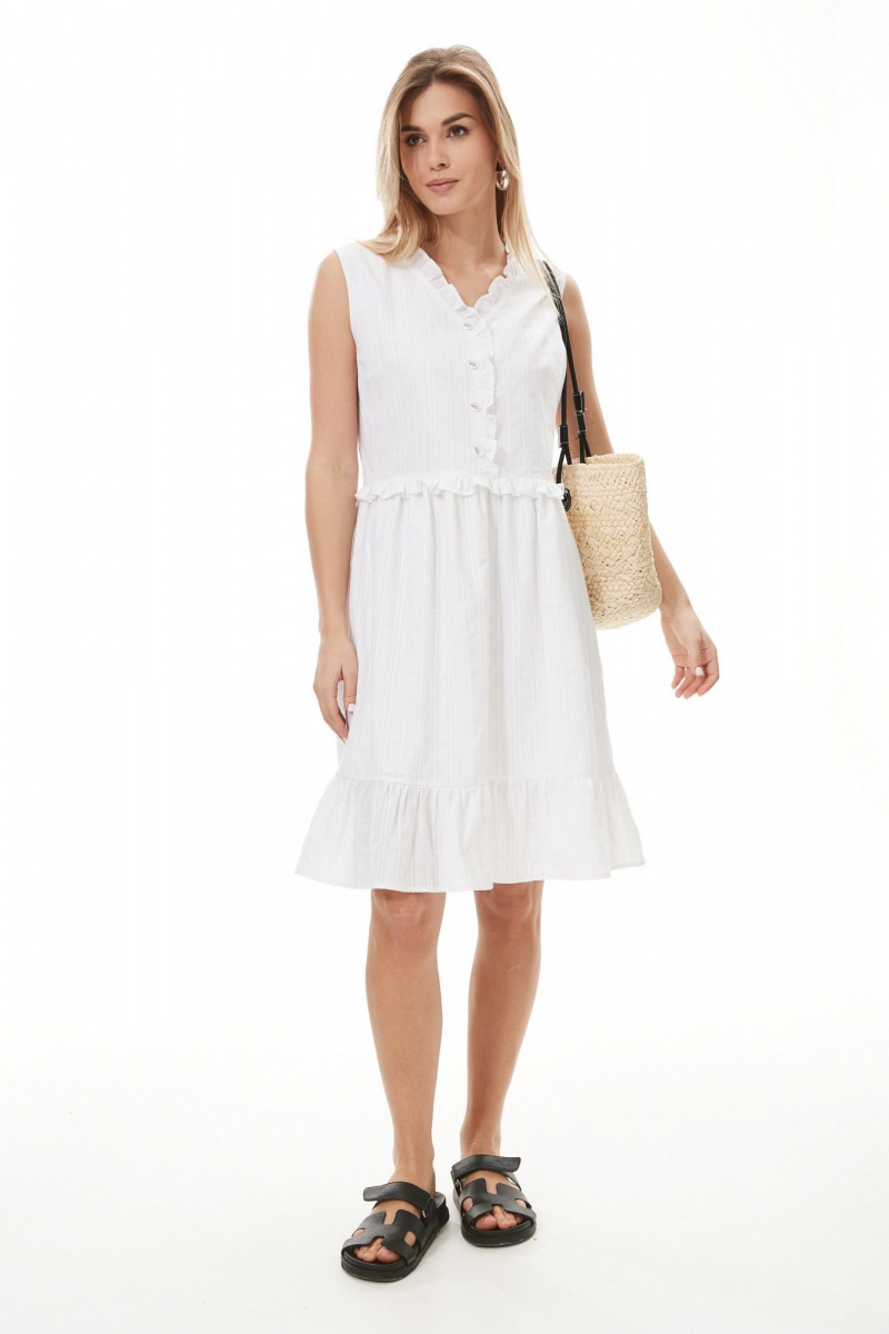 Платья NiV NiV fashion 410 белый