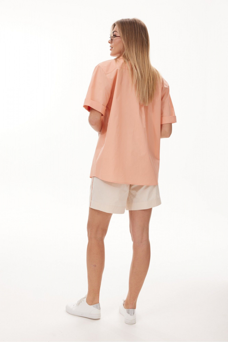Рубашки NiV NiV fashion 416 персиковый