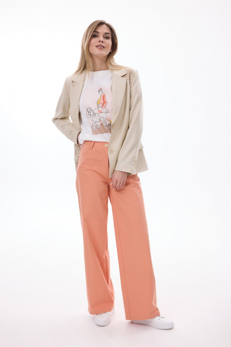 Брюки NiV NiV fashion 423 коралловый