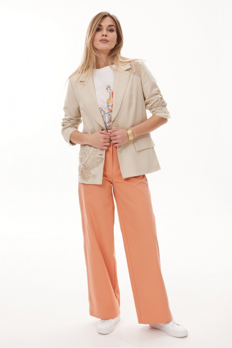 Брюки NiV NiV fashion 423 коралловый