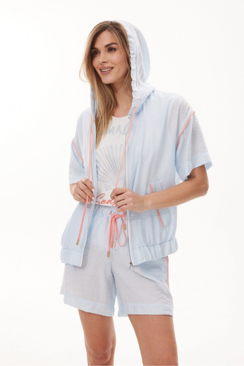 Шорты NiV NiV fashion 435 светло-голубой