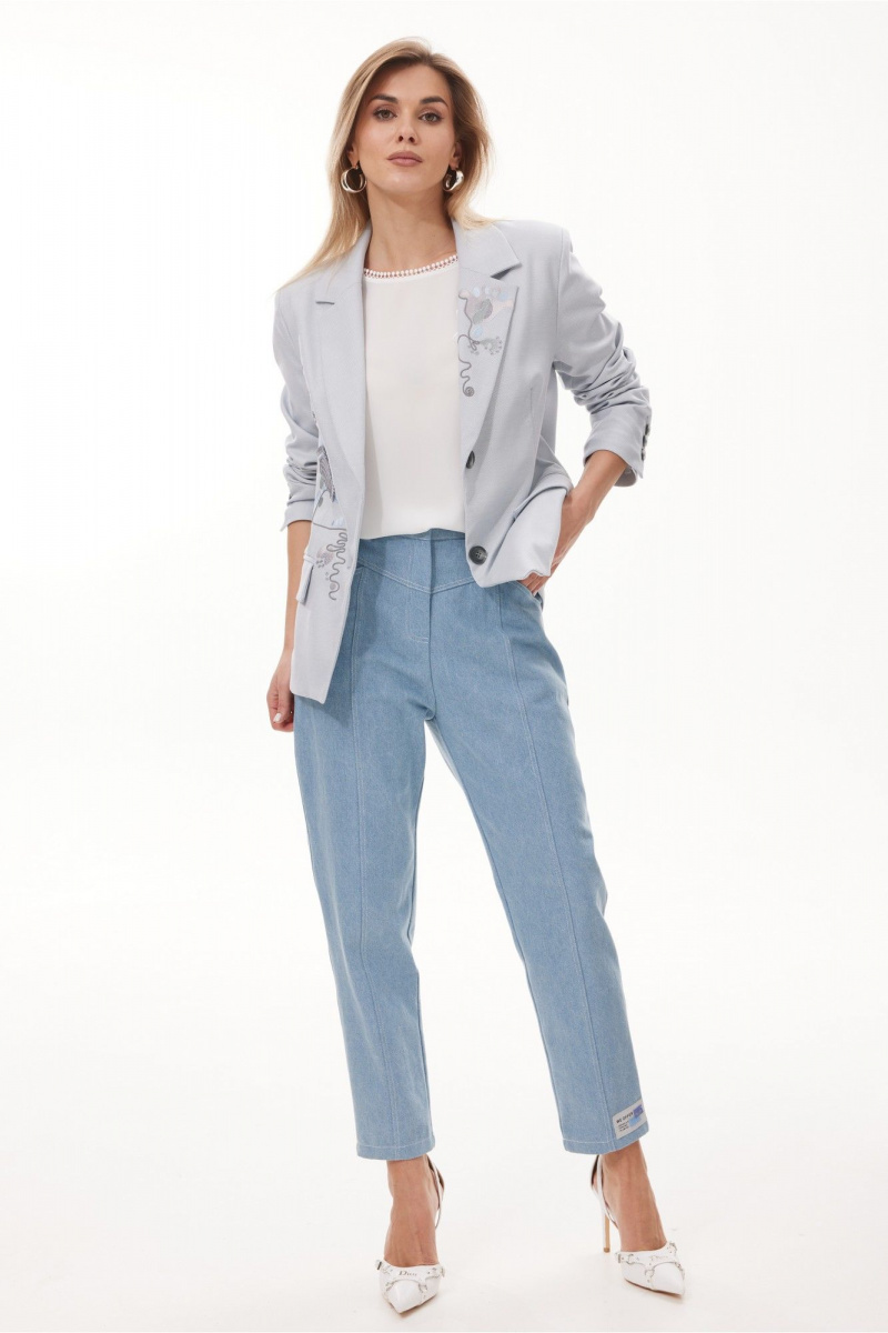 Жакеты NiV NiV fashion 440 голубой