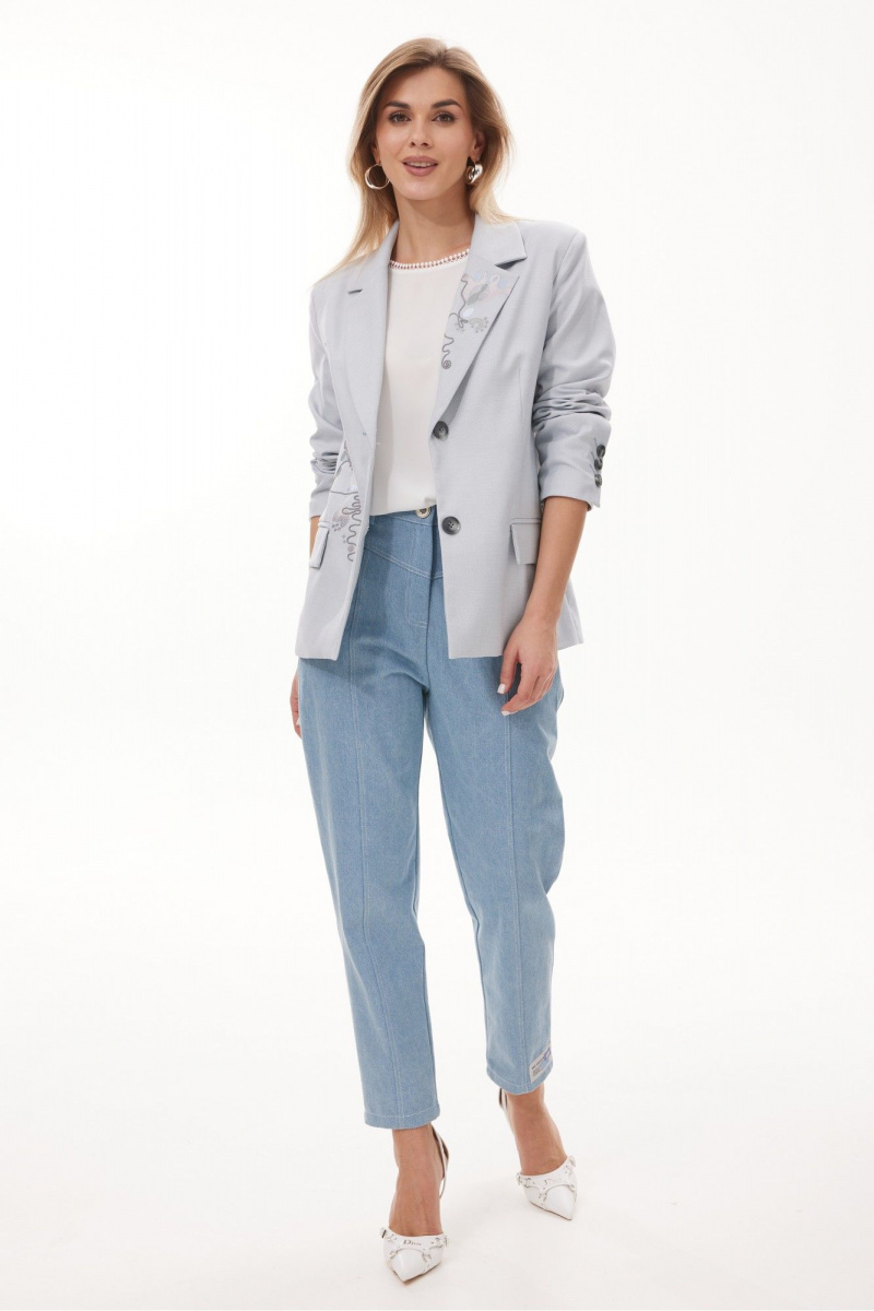 Жакеты NiV NiV fashion 440 голубой