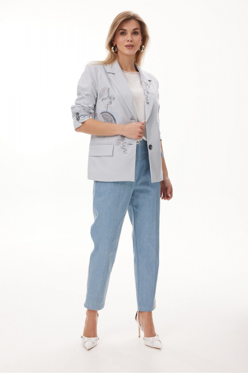 Жакеты NiV NiV fashion 440 голубой