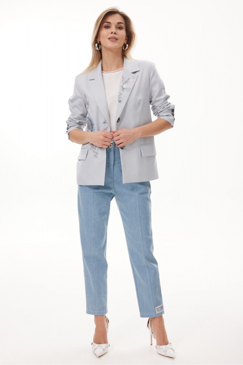 Жакеты NiV NiV fashion 440 голубой