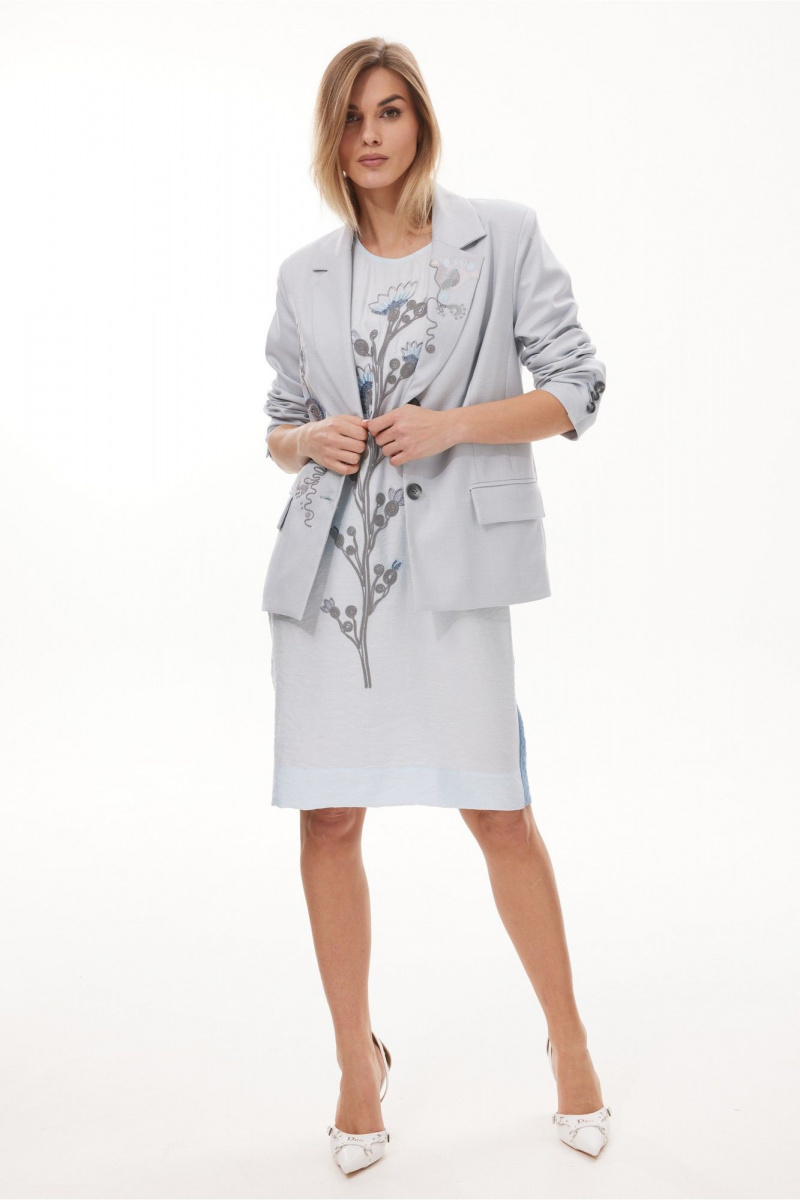 Жакеты NiV NiV fashion 440 голубой