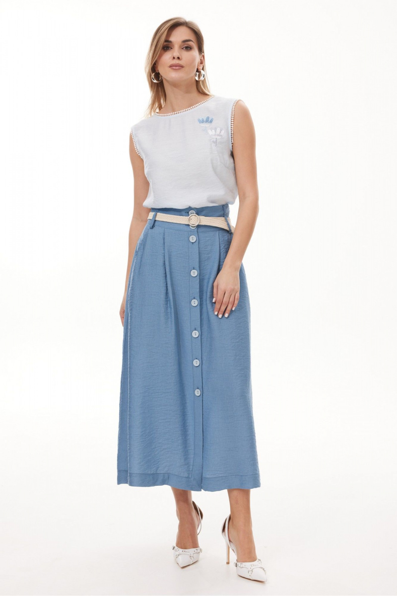Блузы NiV NiV fashion 452 светло-голубой