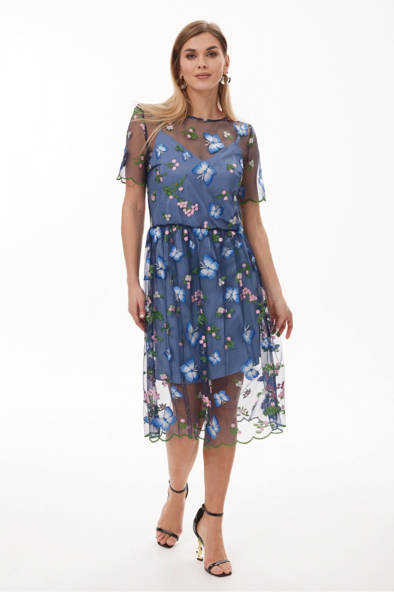 Платья NiV NiV fashion 455 синий