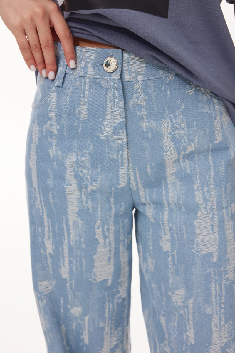 Брюки NiV NiV fashion 464 джинс_голубой
