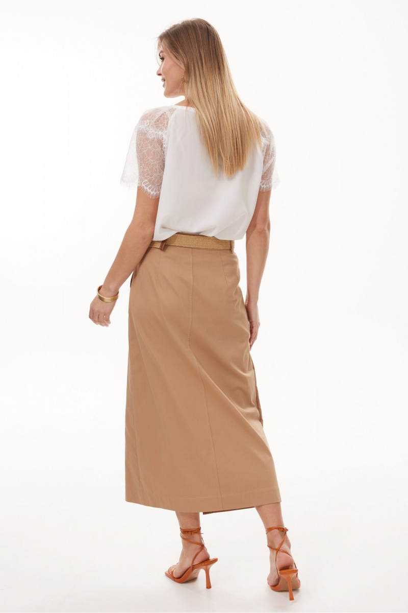 Блузы NiV NiV fashion 6112 молочный