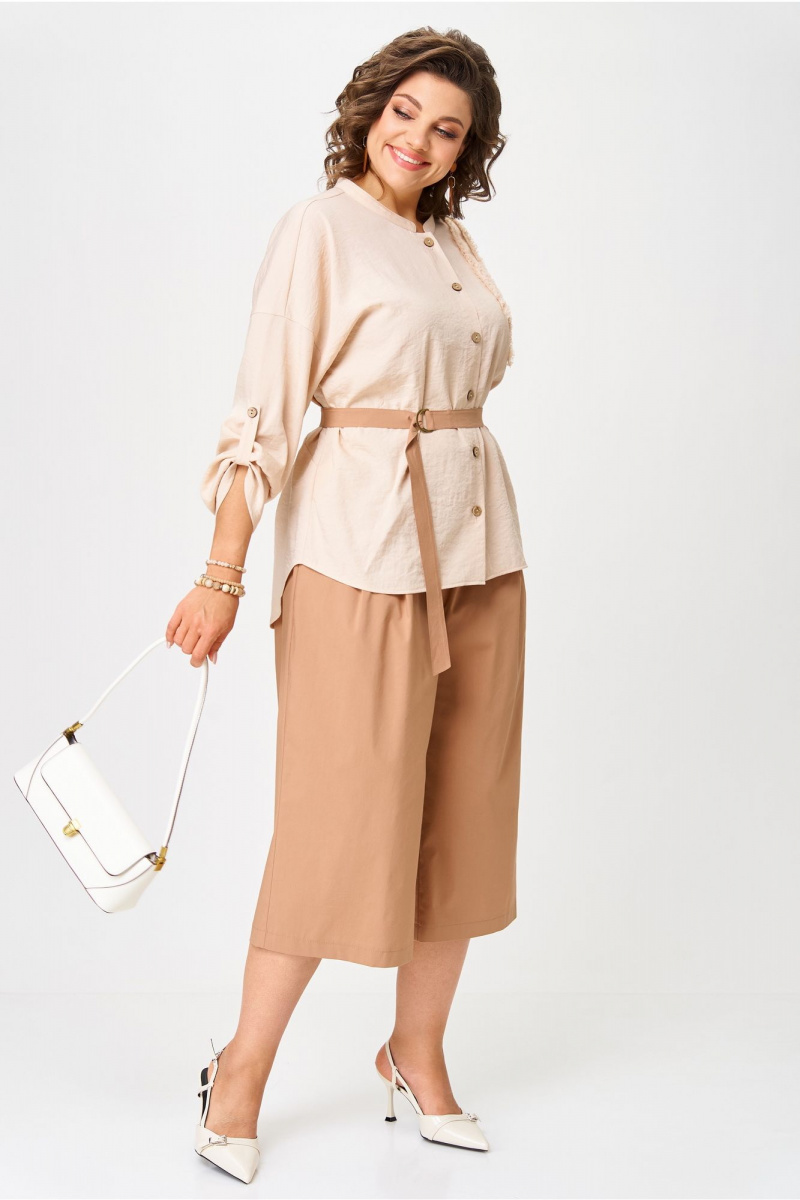 Брючный комплект Aira Style 24228 капучино