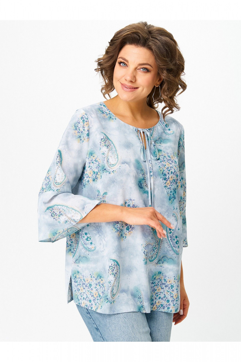 Блузы Zlata 4453 голубой
