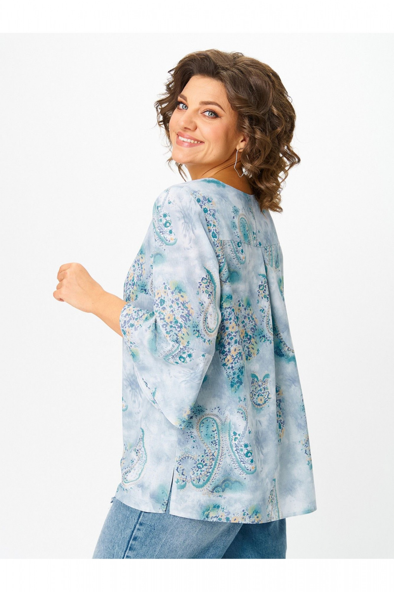 Блузы Zlata 4453 голубой