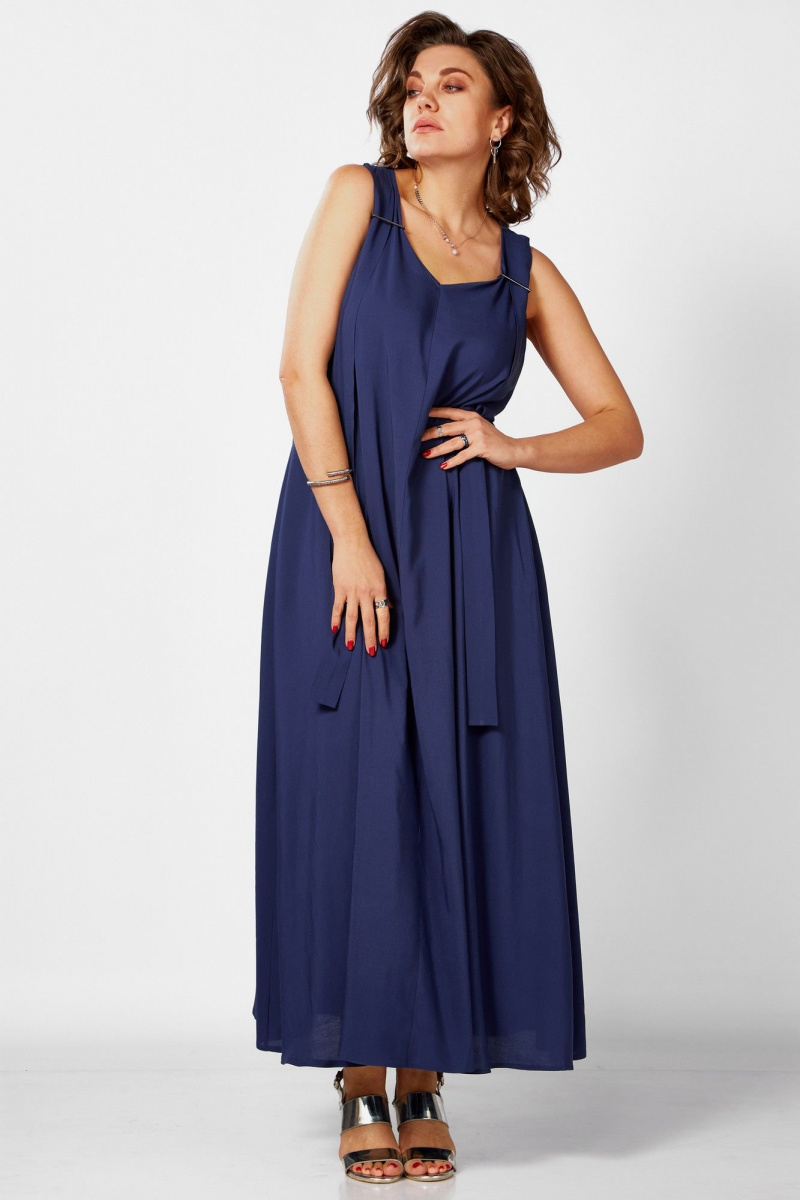 Платья BegiModa 1053 синий
