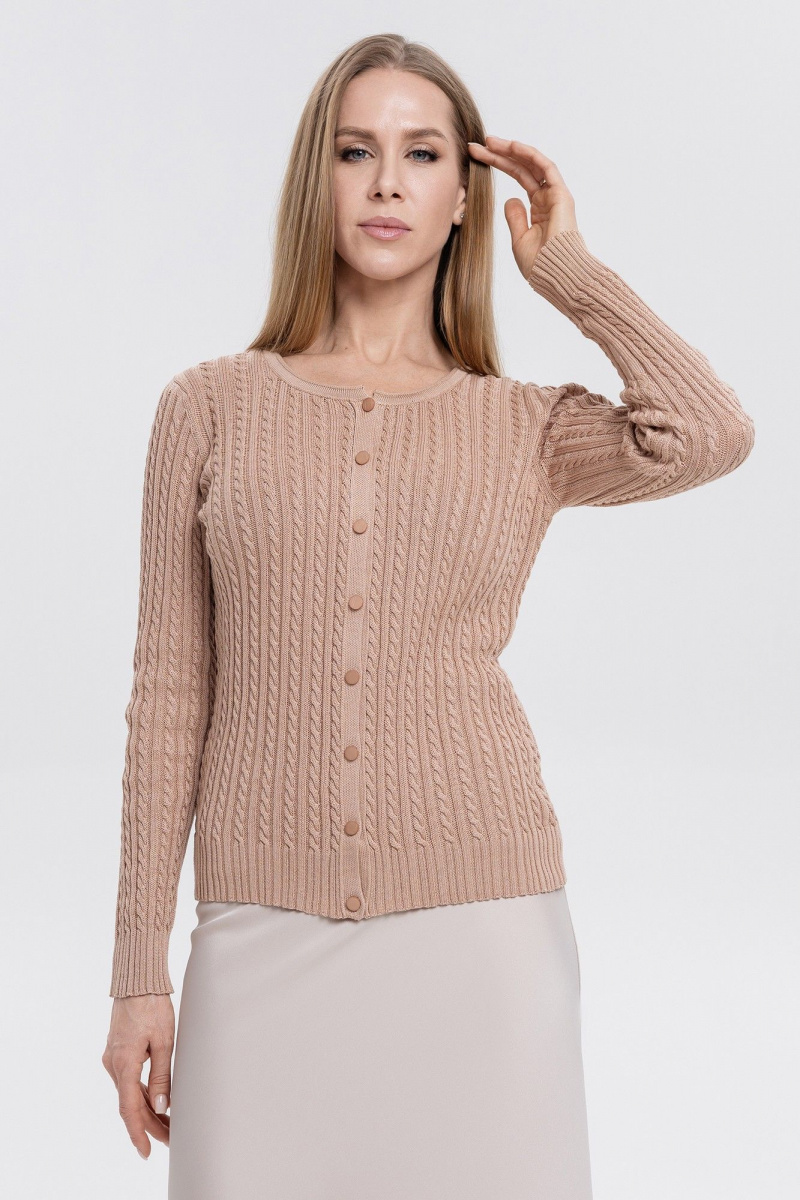 Кардиганы AREOLA 13501 коричневый