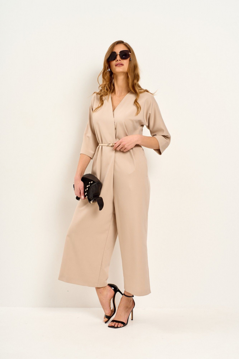 Женский комбинезон Moment Fashion 1010 бежевый