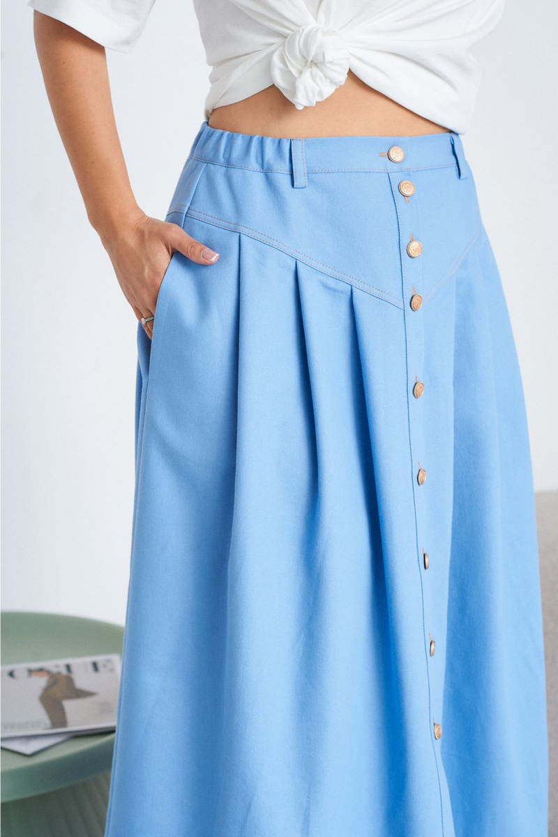 Юбки Liona Style 949 голубой
