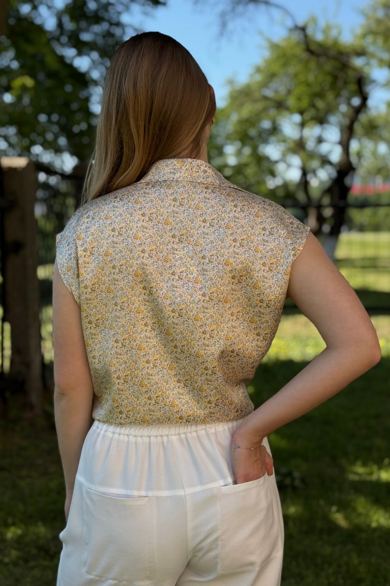 Блузы LIZET М427 желтый