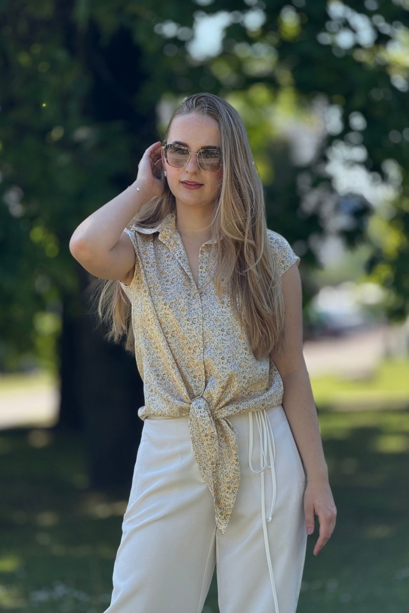 Блузы LIZET М427 желтый