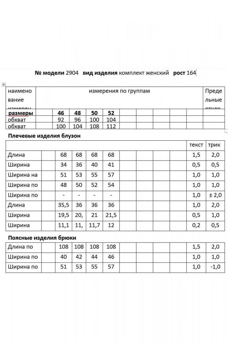 Брючный комплект Мода Юрс 2904 зеленый_цветы