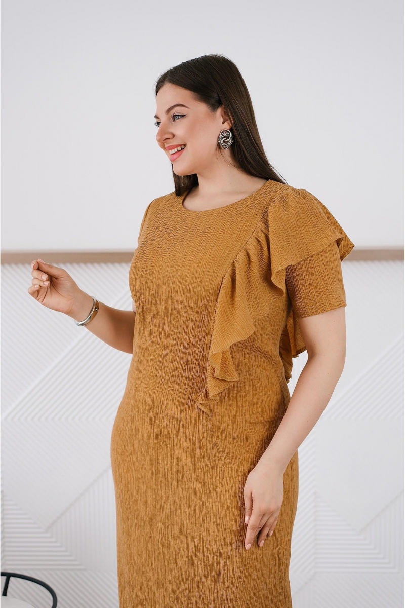 Платья TAEMNA 25009 горчичный