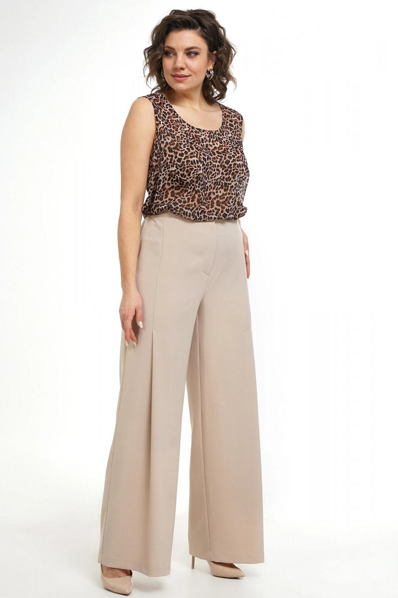 Брючный костюм Alani Collection 2197 беж