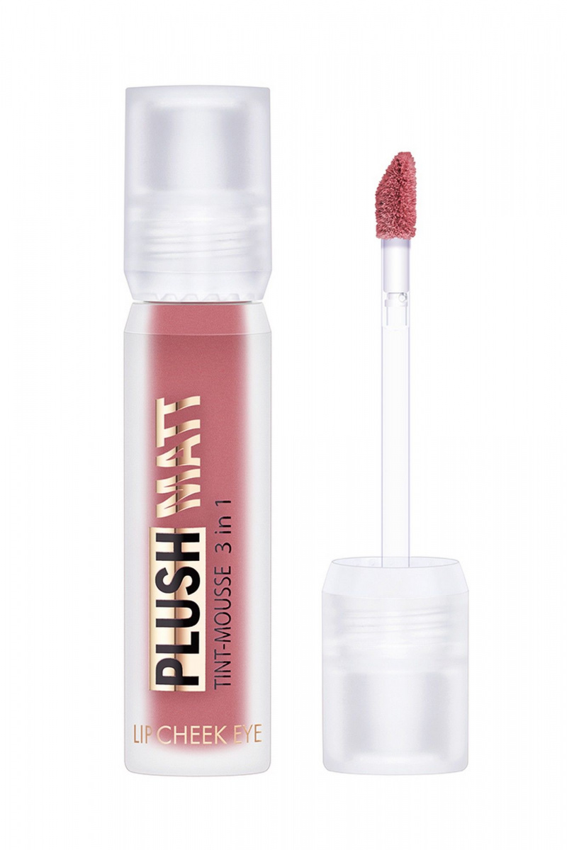 Блески и тинты LUXVISAGE PLUSH_MATT Тинт-мусс 302 лиловый