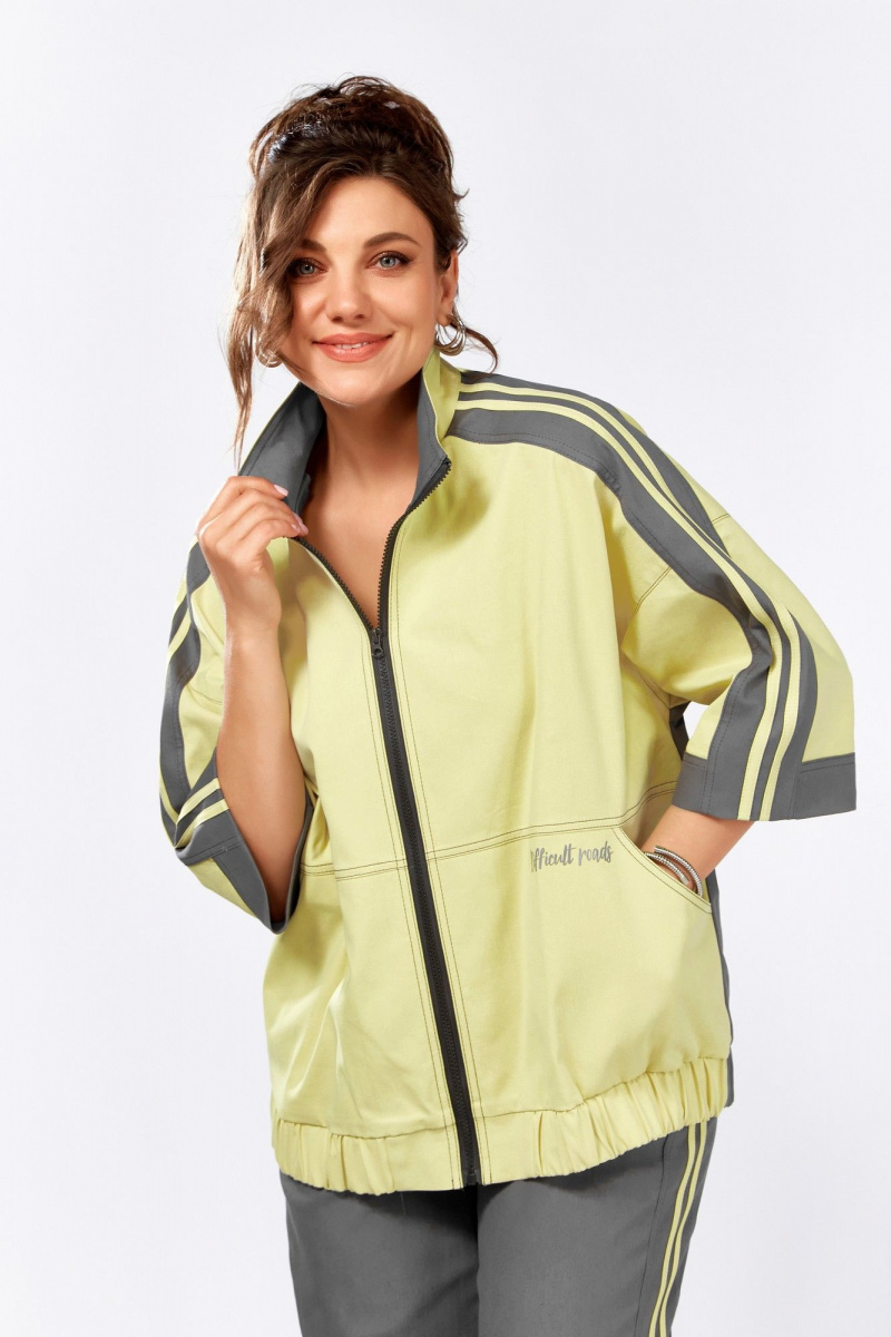 Брючный костюм Lady Secret 25201/1 банан+графит