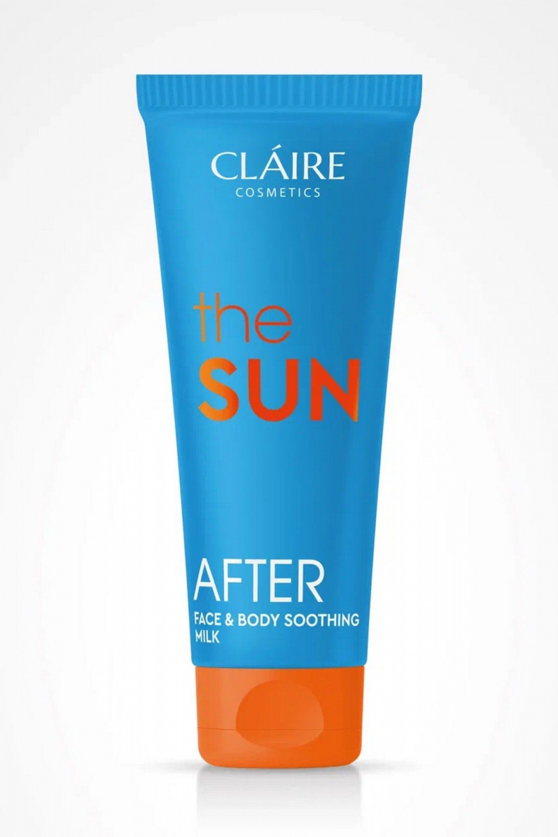 Загар и защита от солнца Claire Cosmetics THE SUN Успокаивающее молочко для лица и тела