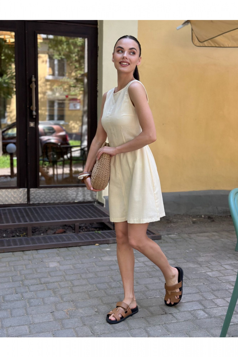 Платья THE.WOMAN 0327 сливочный