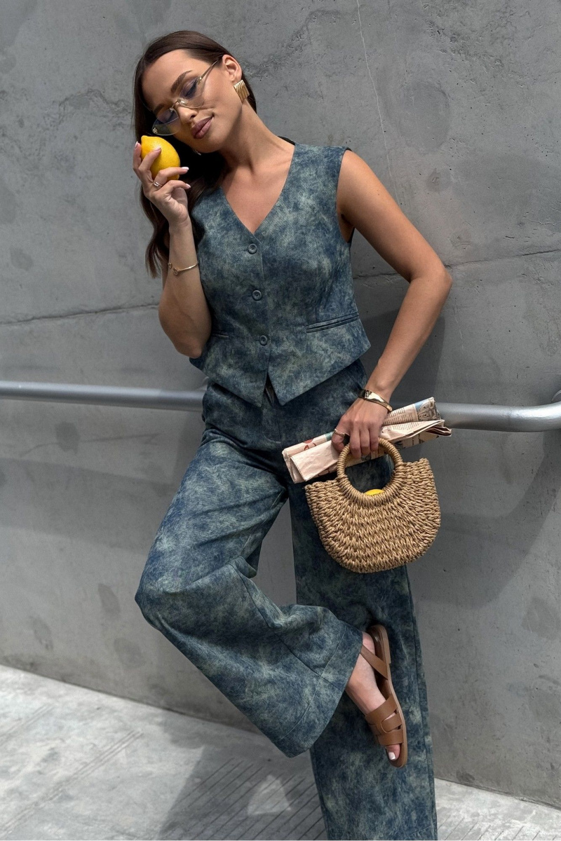 Брюки PRATA wear S037 синий