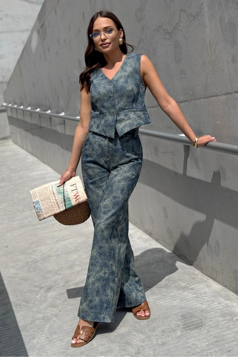 Брюки PRATA wear S037 синий