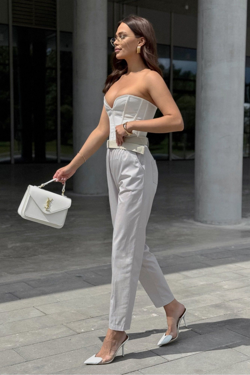 Брюки PRATA wear S035 серый