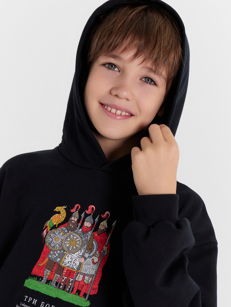 Джемперы и кардиганы Mark Formelle 123445/24-30069П-7 черный_печать_3_сл_на_пол_3_сл_на_спинке
