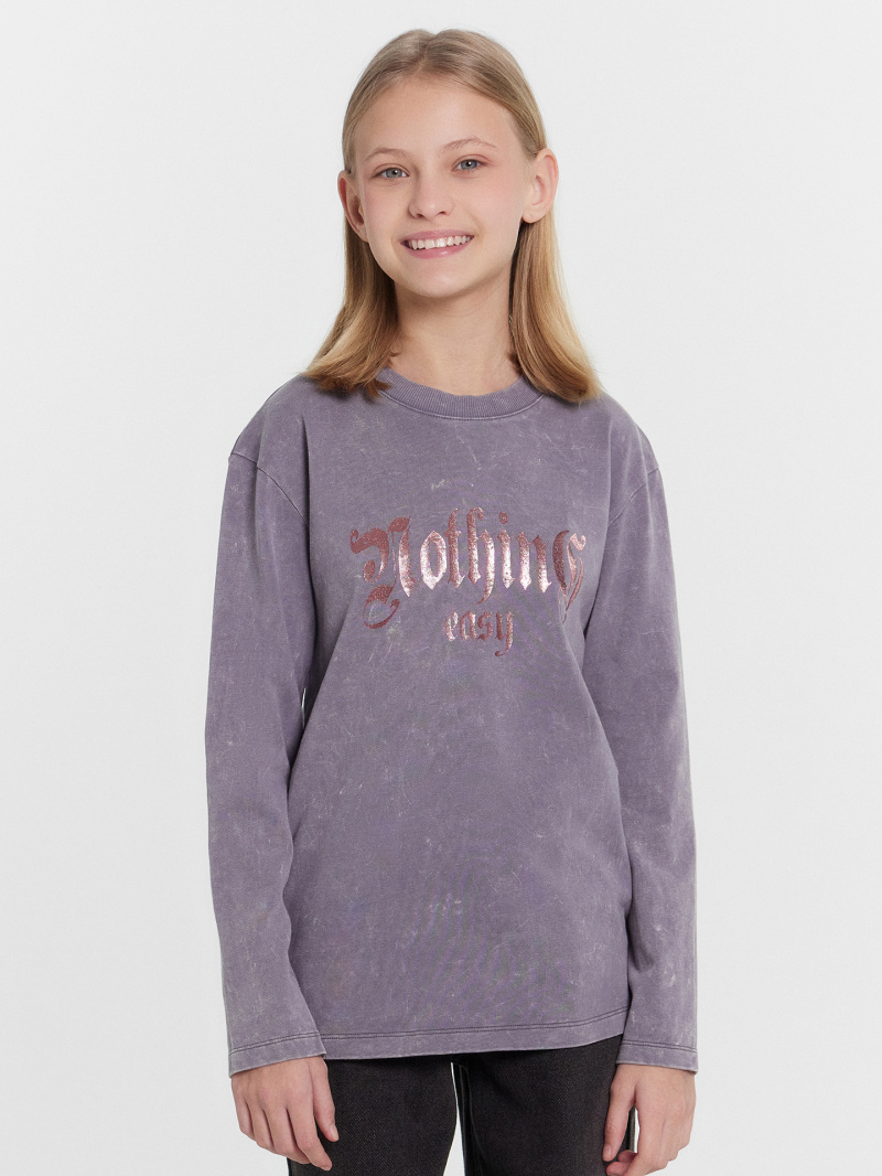 Джемперы и кардиганы Mark Formelle 127931/24-ОБР29569П-0 ACID_WASH_серый_печать_009.2Д_Эйсид