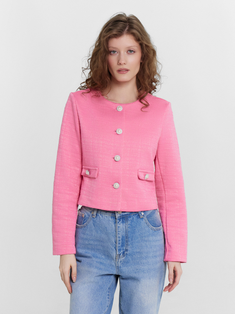 Жакеты Mark Formelle 172115/24-31587Ц-4 розовый_твид