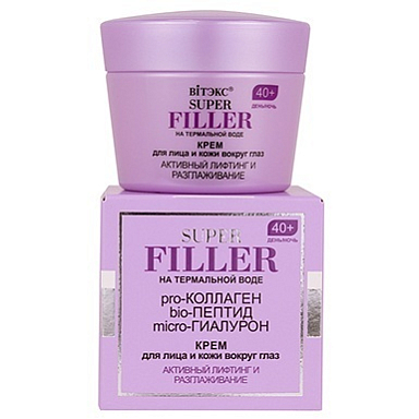 Кремы для лица Belita SUPER FILLER-Крем д/лица и кожи вокр.глаз, 40+,день/ночь
