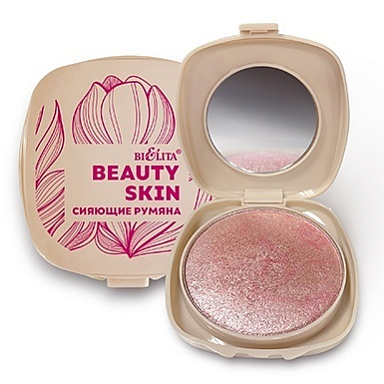 Румяна Belita Beauty Skin-Сияющие румяна, тон 04 Tropical Peach, Китай