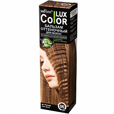 Окрашивание Belita Бальзам оттеночный ТОН 06 русый Color Lux