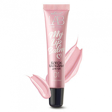 Блески и тинты Belita Блеск-бальзам для губ 01 Shiny Pink (LAB colour)