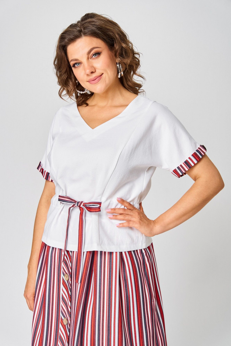 Юбочный комплект Danaida 2225 красная_полоска