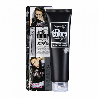 Окрашивание Belita Hot colors-Бальзам оттеночный Сверкающий графит