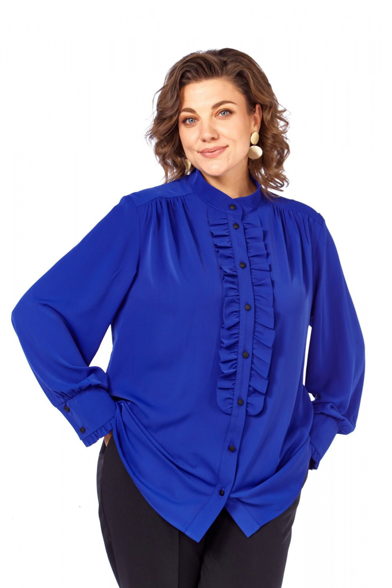 Блузы AVA fashion М-132 синий