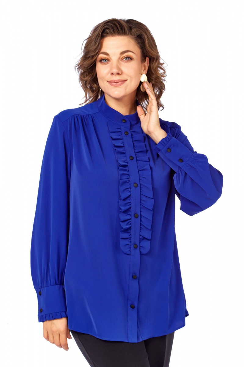 Блузы AVA fashion М-132 синий