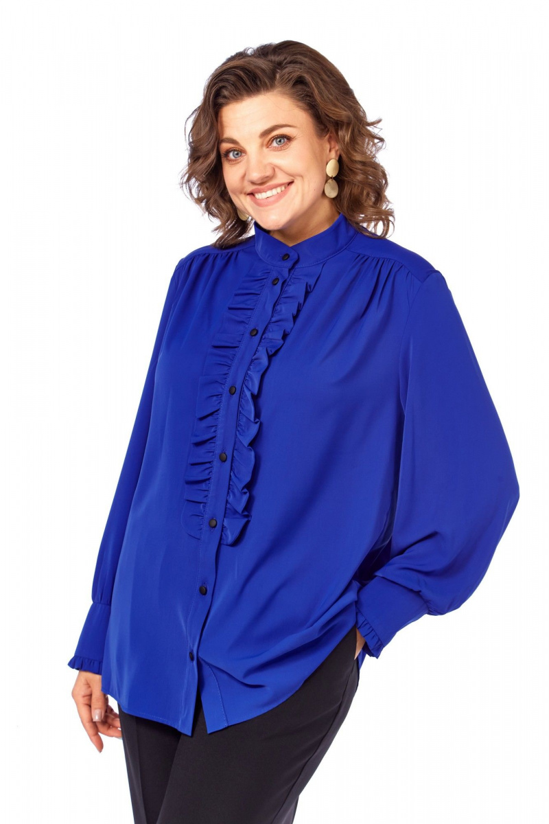 Блузы AVA fashion М-132 синий