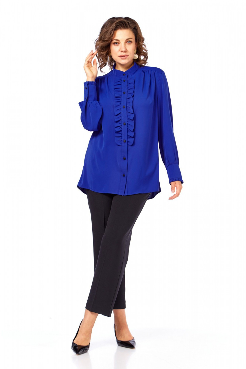 Блузы AVA fashion М-132 синий